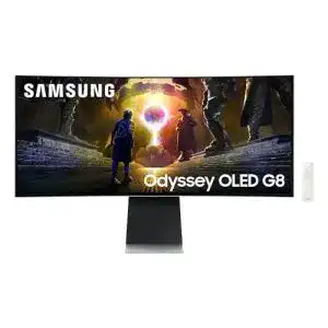 Samsung Odyssey G85SD Curved Gaming Monitor 34 Zoll mit QD-OLED-Panel