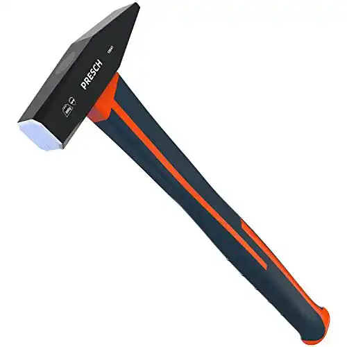 Schlosserhammer PRESCH 500g Fiberglasstiel, Stahl-Hammer
