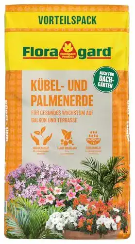 Palmenerde Floragard Kübelpflanzenerde mediterran 40 Liter