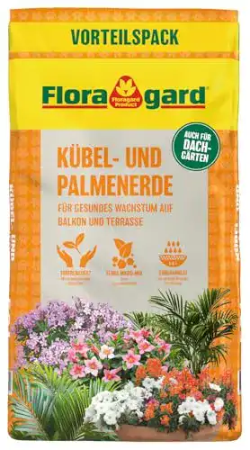 Palmenerde Floragard Kübelpflanzenerde mediterran 40 Liter