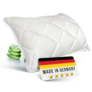 Aloe Vera Kissen Rosenkern Kopfkissen 40×60 cm – Made in Germany