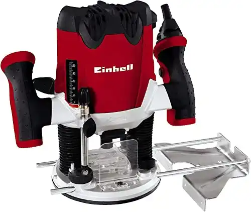 Einhell TE-RO 1255 E Oberfräse mit 1200 W und Spannzange 6/8 mm