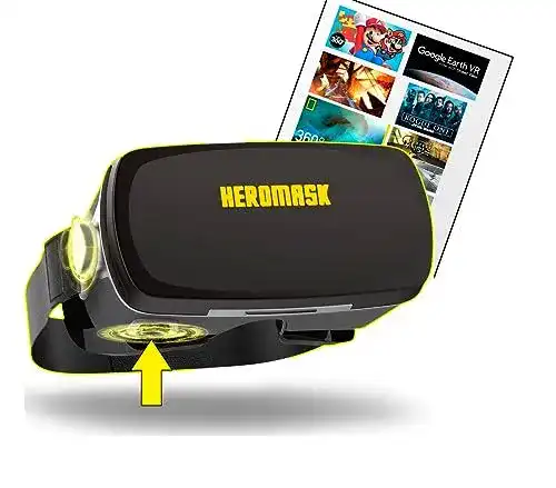 Heromask VR-Brille für professionelle Virtual Reality-Erlebnisse
