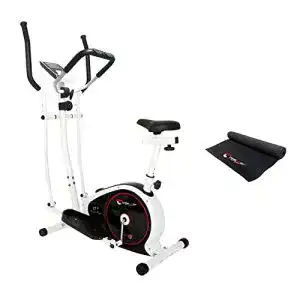 Christopeit Sport Heimtrainer CT 4 mit Bodenschutzmatte und 8-stufigem Widerstand