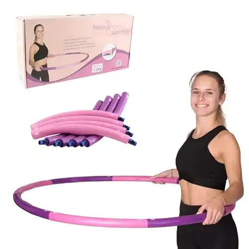 Hula-Hoop-Reifen Hoopomania Light Hoop 1,2 kg für Fitness