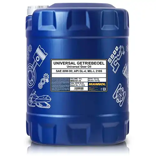 Mannol Getriebeöl 80W-90 GL-4 Universal 10L für verschiedene Anwendungen