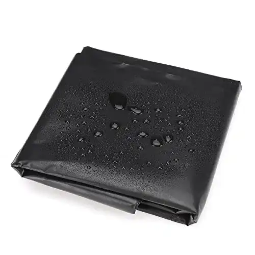 Teichfolie Blanketswarm aus Gummi, 59 x 78.7 Zoll, Schwarz