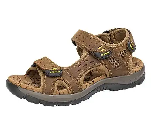 Trekkingsandalen Herren SK Studio aus Leder für Strand und Freizeit