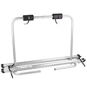Deichsel Fahrradträger für Wohnwagen mit Schutzhülle für 2 Fahrräder