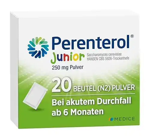 Durchfallmedikament Perenterol junior 250 mg Pulver für Kinder