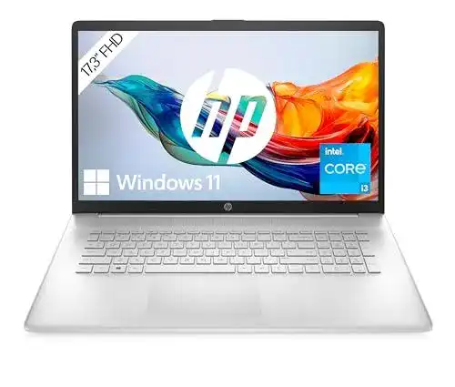 HP Laptop mit 17,3 Zoll FHD Display, Intel Core i3-1115G4, 8GB RAM