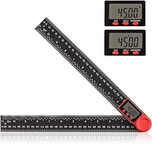 Digitaler Winkelmesser Aweohtle 2 in 1 mit LCD-Display und 360° Messbereich