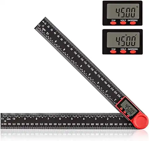 Digitaler Winkelmesser Aweohtle 2 in 1 mit LCD-Display und 360° Messbereich