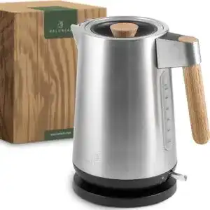 Wasserkocher 3000 Watt mit Eichenholzgriff und Edelstahl