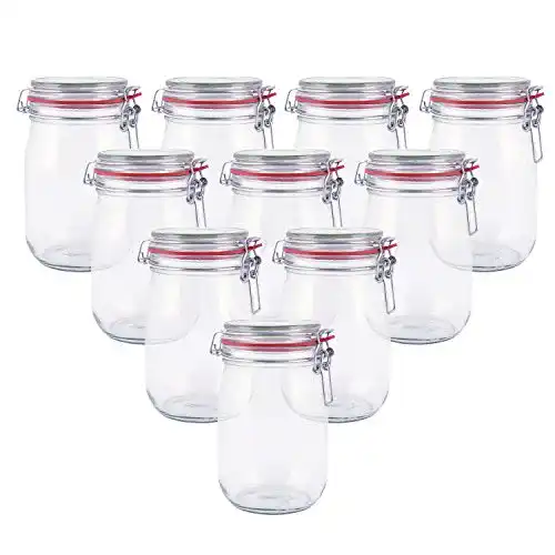 Einmachgläser Pajoma Drahtbügelglas 10er-Set 1000 ml