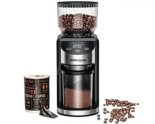Rommelsbacher Kaffeemühle EKM 400 mit Kegelmahlwerk und 35 Stufen