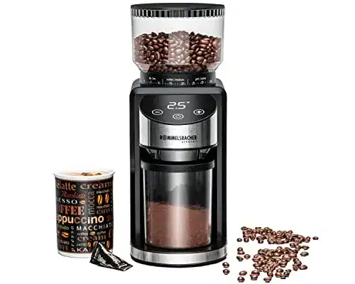 Rommelsbacher Kaffeemühle EKM 400 mit Kegelmahlwerk und 35 Stufen