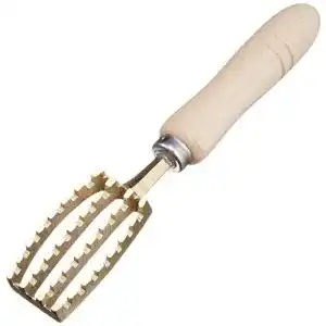 Fischentschupper Yamasho BUL20001 aus Messing mit Holzgriff