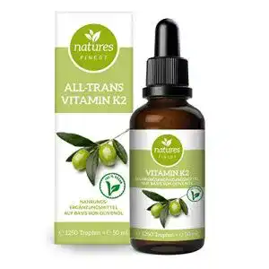 K2 Tropfen Natures Finest Vitamin K2 All-Trans MK-7 50ml Flüssig