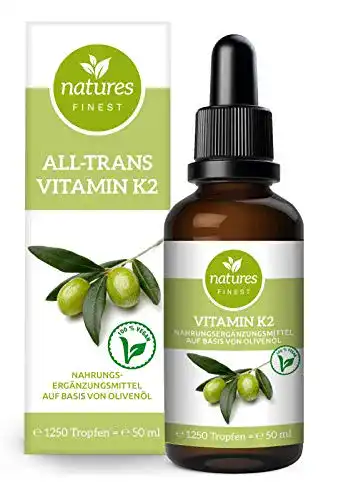 K2 Tropfen Natures Finest Vitamin K2 All-Trans MK-7 50ml Flüssig