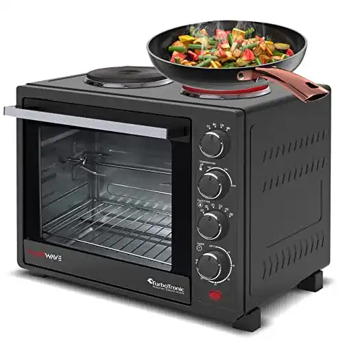 Minibackofen mit Kochplatten von TurboTronic Z-LINE im Vergleich