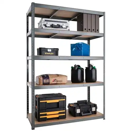 Schwerlastregal G-Rack für Garage – 180 cm x 120 cm x 40 cm