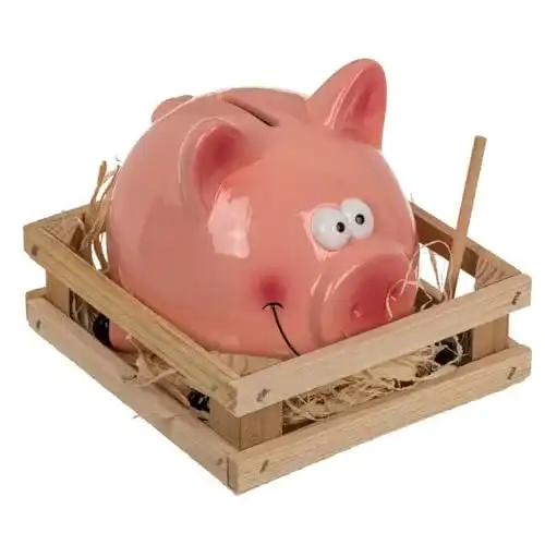Sparschwein Out Of The Blue Keramik Spardose im Schweinchen Design