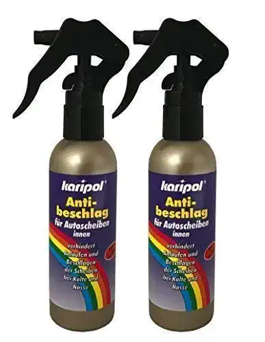 Antibeschlagspray Karipol 2 x 100ml für Autoscheiben
