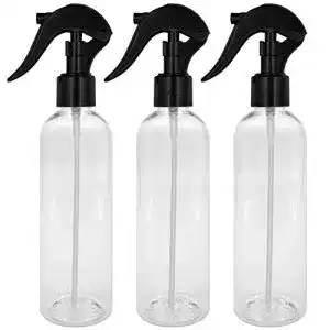 Sprühflasche Biohy Transparent 250 ml 3er-Set für Haushalt und Hobby