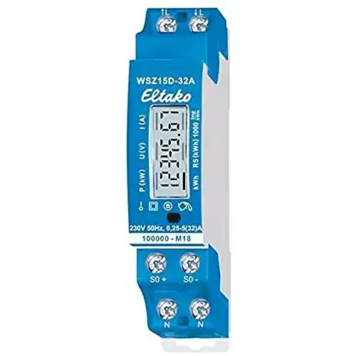 Eltako ELTA elektronischer Stromzähler WSZ15D-32A geeicht