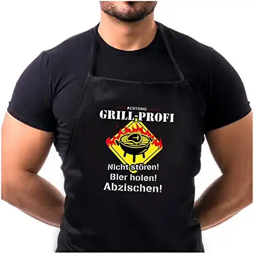 Grillschürze für Männer mit Aufdruck