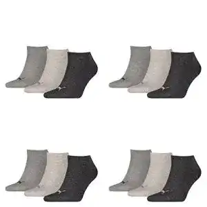 Puma Herrensocken Unisex Sneaker Sportsocken 12er-Pack