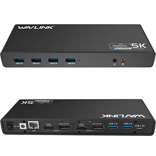 Laptop-Dockingstation Wavlink USB 3.0 / USB C Ultra 5K