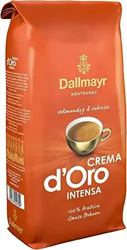 Dallmayr Kaffee Crema d’Oro Intensa Kaffeebohnen, 1er Pack