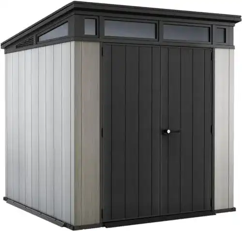 Gerätehaus Keter Artisan 7×7 aus Kunststoff für Garten und Outdoor