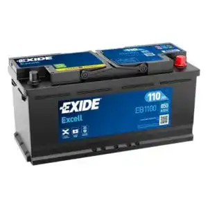 AGM-Batterie 110Ah Exide Excell EB1100 mit 850A Kälteprüfstrom