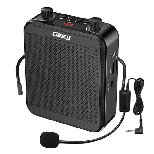 Tragbarer Sprachverstärker Giecy mit Bluetooth (30W) und Mikrofon