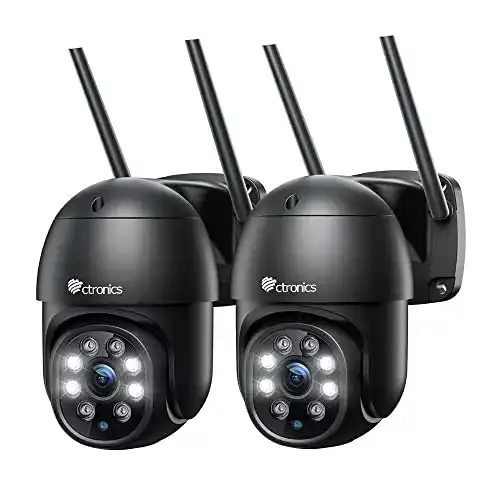 Ctronics 2.5K 4MP Überwachungskamera für den Außenbereich