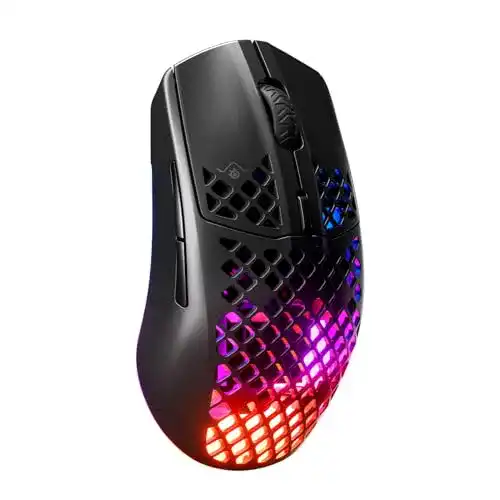 SteelSeries Aerox 3 Wireless Bluetooth-Gaming-Maus mit RGB-Beleuchtung