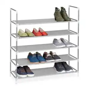 Schuhregal Relaxdays Stecksystem mit 5 Ebenen für 20 Paar Schuhe