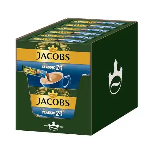 Jacobs Kaffeespezialitäten 2 in 1 Kaffee-Sticks, 120 Stück