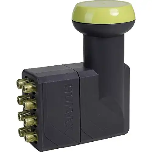 Humax Digital Octo-LNB 182s-B Gold – Universal Satelliten-LNB für 8 Teilnehmer
