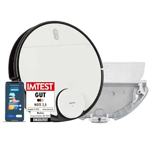 Medion Saugroboter mit Lasernavigation und Wischfunktion X40 SW