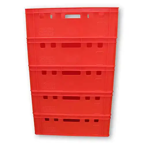 Fleischerkisten 5er Set E2 Kisten 60x40x20 cm für Lagerung und Transport