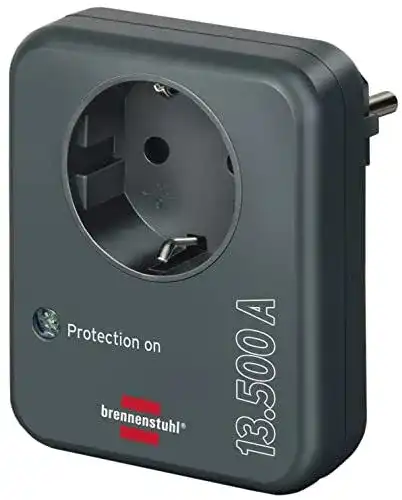 Steckdosenadapter Brennenstuhl mit Überspannungsschutz 13.500 A