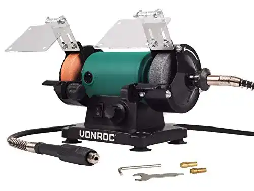 Doppelschleifer VONROC Doppelschleifmaschine 150W mit flexibler Welle