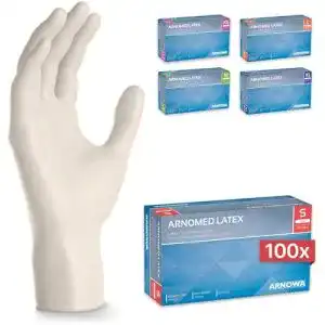 Einmalhandschuhe Arnomed 100 Stück Größe S, puderfrei und reißfest