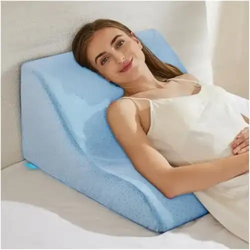 Rückenkissen NOFFA Lesekissen mit Memory Schaum für Bett und Sofa