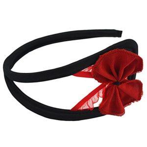 C-String Syaya Damen Spitze Dessous CX2 mit roter Schleife