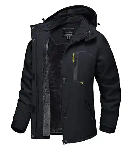 Skijacken für Damen von Tacvasen – Wasserdichte Fleecejacke
